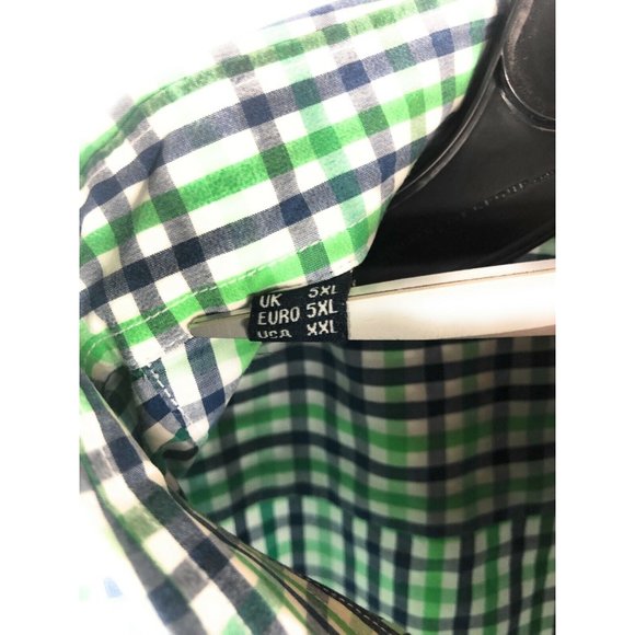 Barbour Tailored Fit Men's 2XL Long Sleeve Button Up Multicolor Cotton Blend A9 - Picture 5 of 6